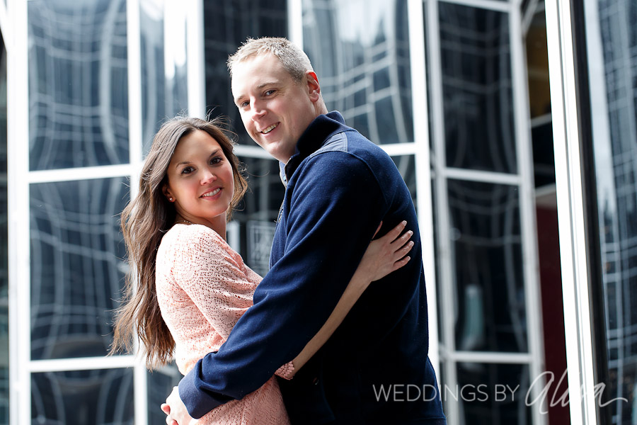 PPG Place Engagement Photographers