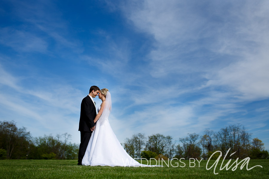 Portraits of Bride and Groom in Monroeville Pittsburgh Wedding Photos