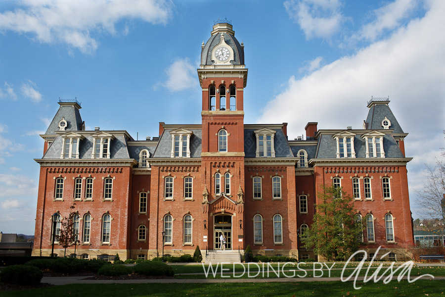 Woodburn Hall West Virginia University Engagement Photos