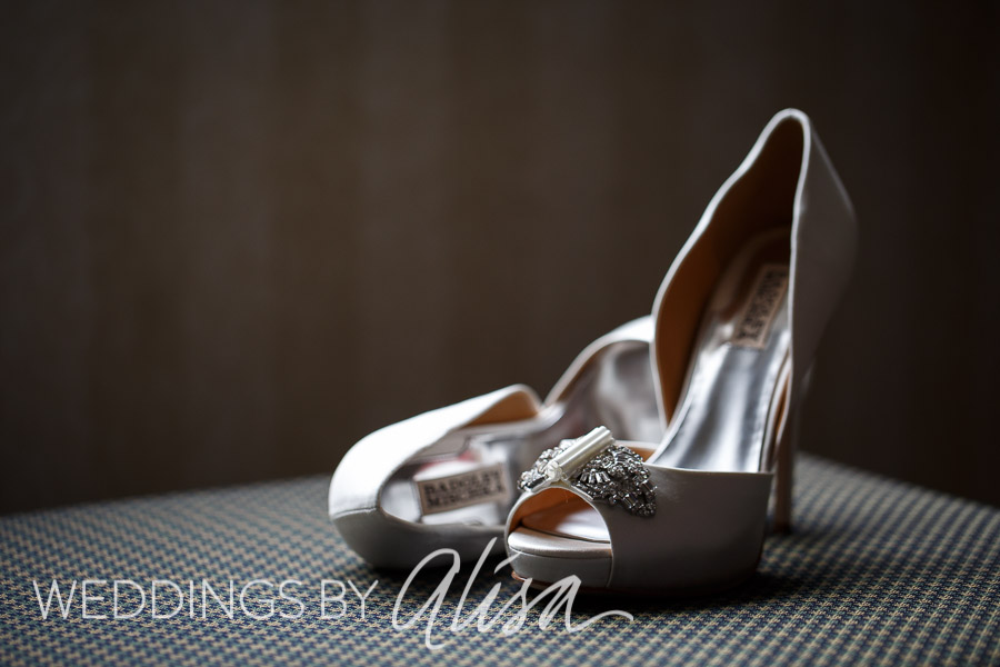 Pittsburgh Wedding Badgley Mischka shoes